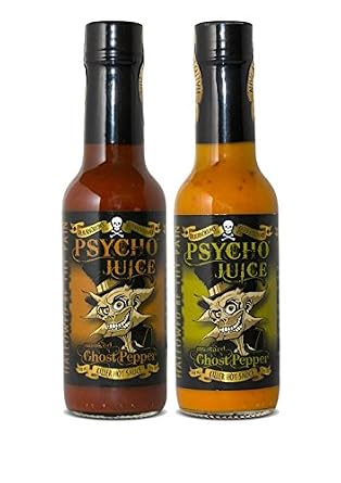 Psycho Juice Mix 16 - Chipotle Ghost Pepper & Mustard Ghost Pepper Sauce