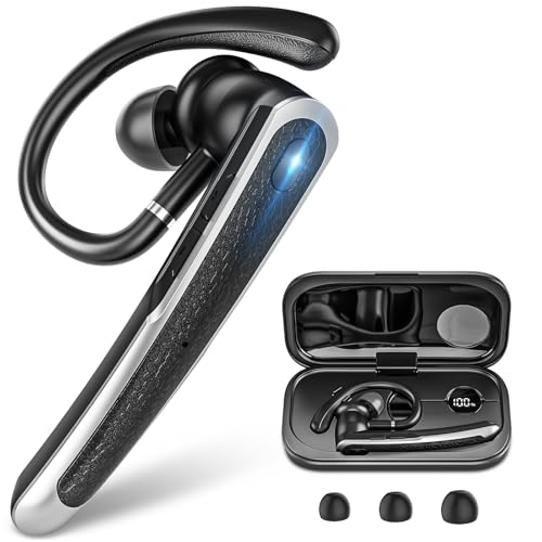 Wireless Bluetooth Earpiece with Noise Canceling for Computer