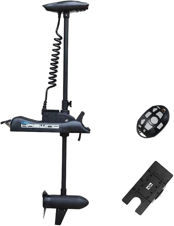 Haswing Bow Mount Trolling Motor 80lbs 54in with Remote, Quick Release