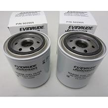 Johnson/Evinrude/OMC New OEM PAIR Water Separating Fuel Filter Cannister 502905