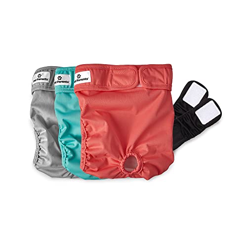 Pet Parents Washable Dog Diapers 3pack  Extendrs of Durable Doggie Diapers, Premium Dog Diapers Female Large, Southern Belle