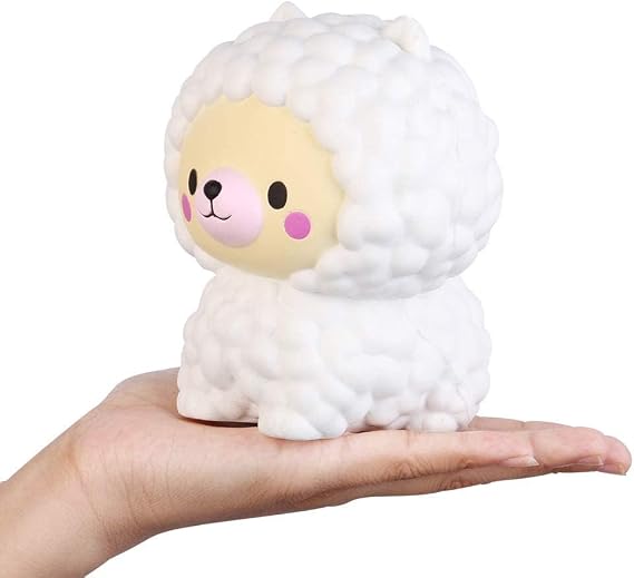 Anboor 5.1 Inches Squishies Sheep Bear Jumbo Kawaii Soft Slow Rising Scented Animal Squishies Stress Relief Kid Toys Children's Day