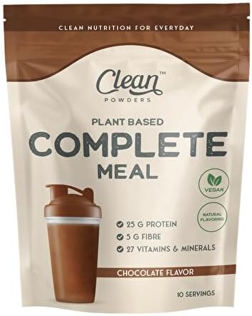 Clean Powders Bitkisel Öğün Tozu (Plant Based Complete Meal) 600 Gr - Çikolata