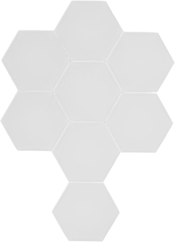 8 Sets Hexagon LED Lights, RGB LED Hexagonal Light Panel App & Remote Control Music Sync RGB Hexagon LED Game Light Hexagon Wall Light Panel for Living Room, Bedroom, Game Room