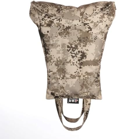 CHASING BIRDS Camouflage Waterproof Camera Lens Pillow Camera Photographic Bean Bag Unfilled Brown Grid