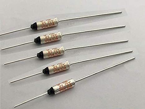 10PCS SF76E SEFUSE Cutoffs Thermal Fuse 77C 77 Degree 10A 250V New