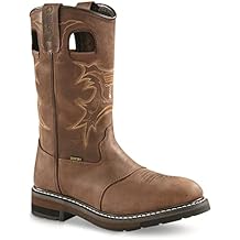 Guide Gear Bandit II Men's Concealed Carry Western Cowboy Rodeo Work Boots Leather Waterproof Shoes