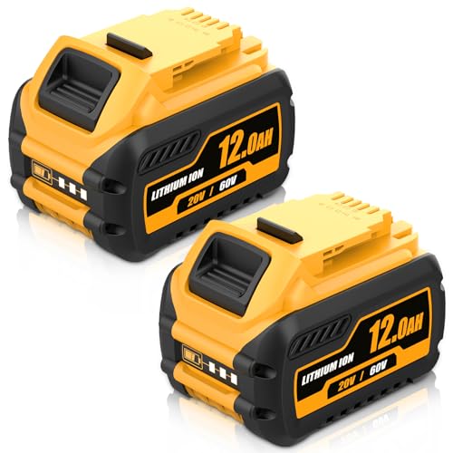 Boetpcr 2Packs 12000mAh High Capacity Replacement for 20V Max Lithium Battery Compatible with DCB609