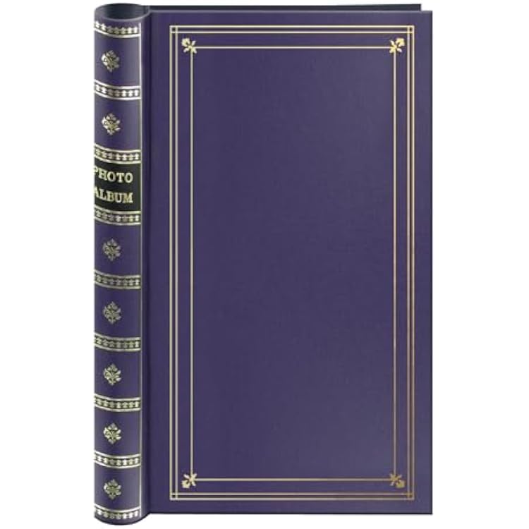 Spiral Bound Photo Album 300 Bi-Directional Memo Pockets Hold 4x6 Photos, Bay Blue