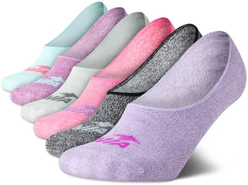Avia Womens Low Cut Socks, 6-Pack - Performance Stretch Athletic Socks for Women 4-9