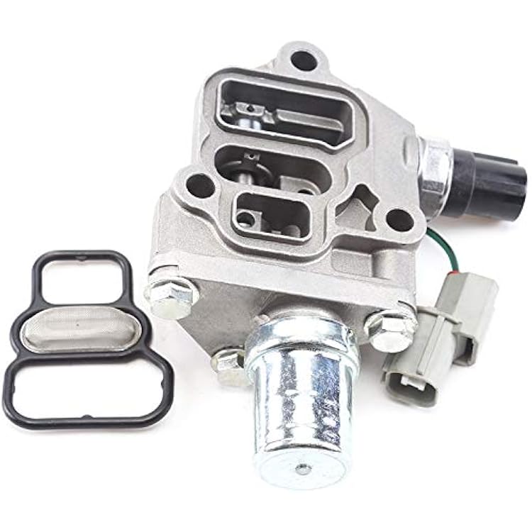 15810-PLR-A01 15810PLRA01 VTEC Solenoid Spool Valve With Gasket Compatible with 2001-2005 Civic 1.7L