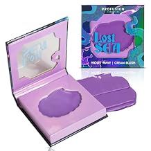 Profusion Cosmetics Sea Witch Cream Blush, Soft Blendable Texture, Buildable & Lightweight Face Makeup, Soft Dewy Finish For Mermaid Glow & Stunning Cheek Color, Violet Wave