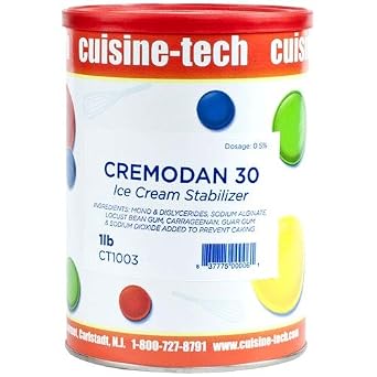 Cuisine Tech Cremodan 30 Ice Cream Stabilizer, 1 Pound Case of 6