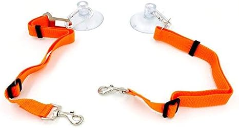 Dog Bath Grooming Restraint System Keep Pet in Tub Pet Bathing Tether Straps, 2 Pack