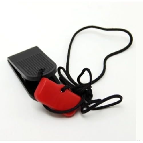 Hydra Fitness Exchange Sole Treadmill Safety Key Set PN 1000110297 - Emergency Key Lock with Braided Cord & Clip - Heavy Duty Durable Replacement Key for Running Machine - Works with AFG 3.1AT 5.1AT