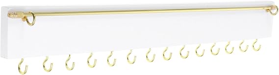 Solid Jewelry Holder Wall-mounted Organizer Necklace and Bracelet Storage Rack Earring Hanger Modern Aesthetic Decor Space-saving