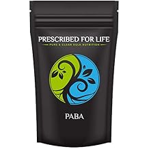 Prescribed For Life PABA Powder | Paba Supplement for Healthy Digestion | Vegan, Gluten Free, Non-GMO, No Fillers or Additives | para Aminobenzoic Acid (1 kg / 2.2 lb)