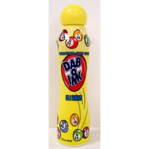Dab-O-Ink Yellow Bingo Dauber 3 Oz.