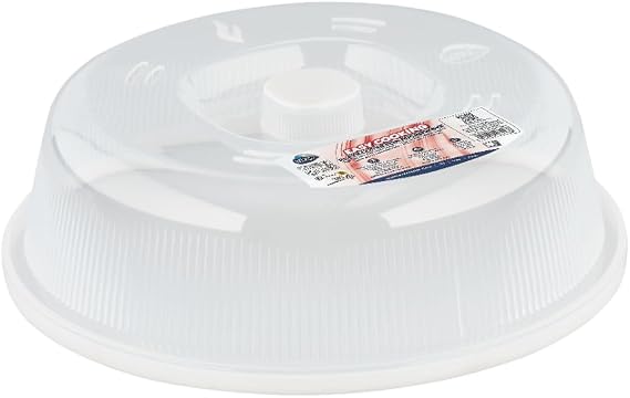 CARE+PROTECT Microwave Plate Cover - Microwave Ventilated Covers - Ideal for Microwave Cooking - Prevent Splashes - BPA Free - Dishwasher Safe - 26.2