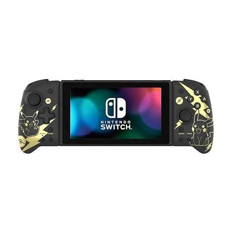 Hori Nintendo Switch Split Pad Pro ( Black & Gold Pikachu) By - Officially Licensed By Nintendo and the Pokemon Company International