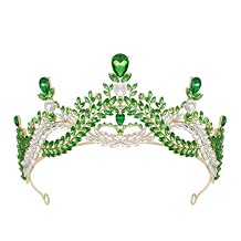 SWEETV Enchanted Fairytale Princess Radiance Princess Tiara, Tiaras and Crowns for Women, Crystal Queen Crown, Rhinestone Princess Crown Headpieces, Ariel Crown