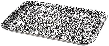 IKEA Presentation Mini Tray 20x28 Cm Black-White Melamine Laminate
