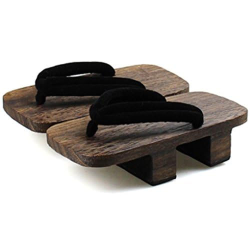 ShonanH Japanese Traditional Sandals Geta Wooden Clogs Shoes
