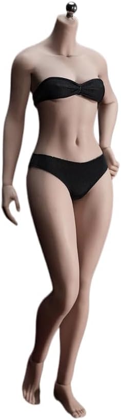 Fremego 1/6 Scale Female Seamless Body,12inch TBLeague Small Bust Super Flexible Action Figure Doll Collection (Suntan Skin-Detachable Feet-No Head S47B)