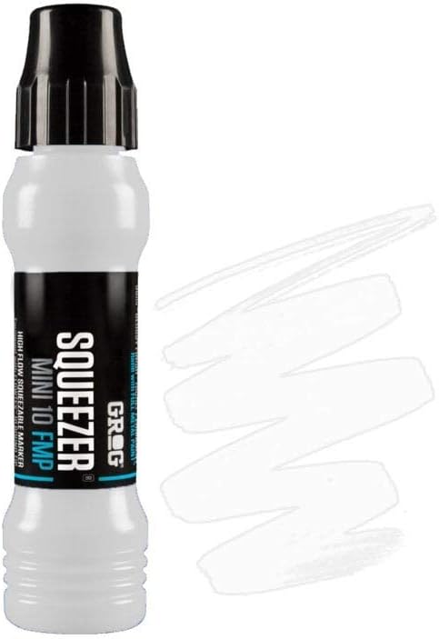 Grog Full Metal Paint Squeezer Mini - 10mm - Bogota White