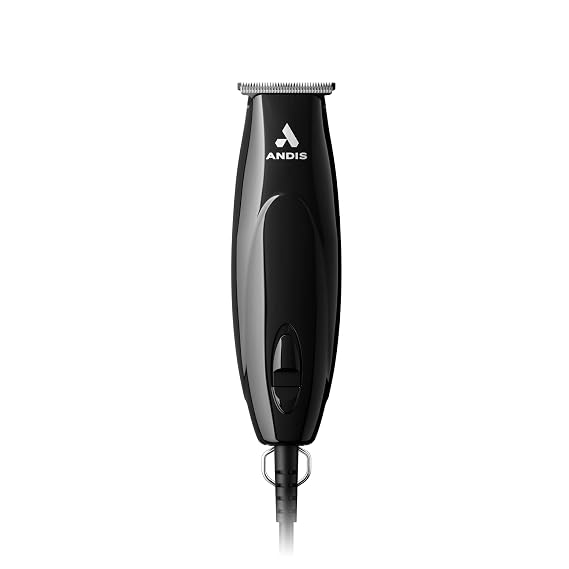 Andis 24805 Professional PivotPro Beard & Hair Trimmer with Carbon Steel T-Blade Black