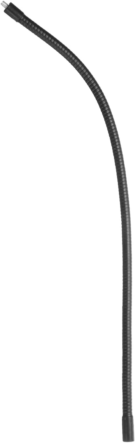 PATIKIL 20" Gooseneck, 1/4"-20 Female to Male Thread Metal Universal Hose Flexible Arm Gooseneck Tube Extension Holder for Action Camera, Phone, Microphone, Black