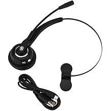 Zerone Call Center Bluetooth Headset 12 Hours Call Noise Cancelling Bluetooth Headphones with Mic for Computer Phone Pad Bluetooth DevicesBluetooth Devices
