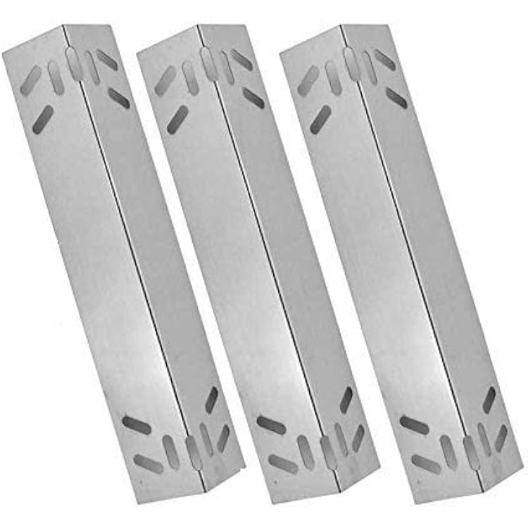 3 Pack Replacement Stainless Steel Heat Shield for Kmart 640-784047-110, Kenmore 119.16434010, 119.16658010, 119.16658011, 119.16676800, 119.17676800, B10SR8-A1, 119.16144210 Gas Grill Models