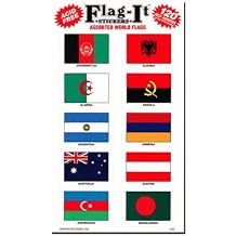World Nations - Country Stickers (120 Pack)