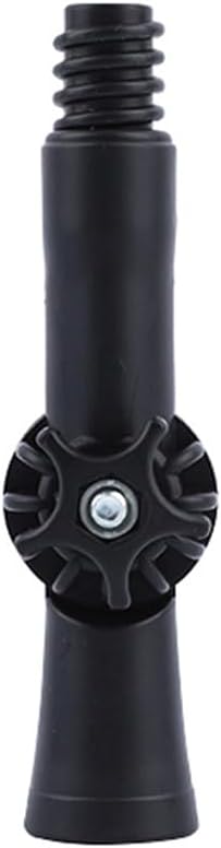 Rotatable Angle Adaptor for Threaded Extension Pole Attach to Duster, Wiper Compatible with Many Standard Threaded Tip, Black (1)