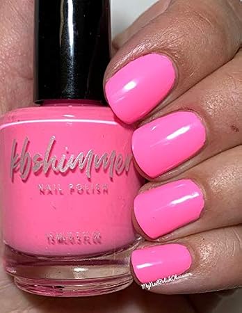 KBShimmer Pink Or Swim Nail Polish- 0.5 oz Full Sized Bottle