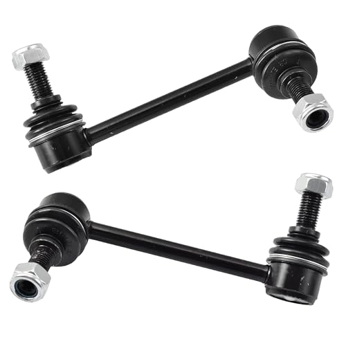 Rear Left & Right Stabilizer Bar Link Kit K6667 & K6668 Compatible With 2004-2007 Buick Rainer, 2003-06 Chevy SSR, 2002-2009 Trailblazer, 2002-2009 GMC Envoy, 2005-2009 Saab 9-7X