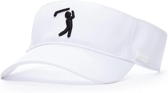 Bogey Bros Bogeyman Golf Visor Adjustable, Lightweight & Breathable Performance Visor for Men & Women Sun Protection