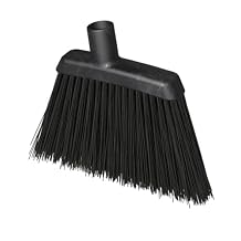 Carlisle FoodService Products 4686003 Duo-Sweep Plastic Small Debris Lobby Broom with Handle, 30 Inches, Black