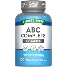 Nature's Truth Men's 50+ Multivitamin | with Vitamins A, C, E, B6 & B12 | 100 Count | Non-GMO & Gluten Free