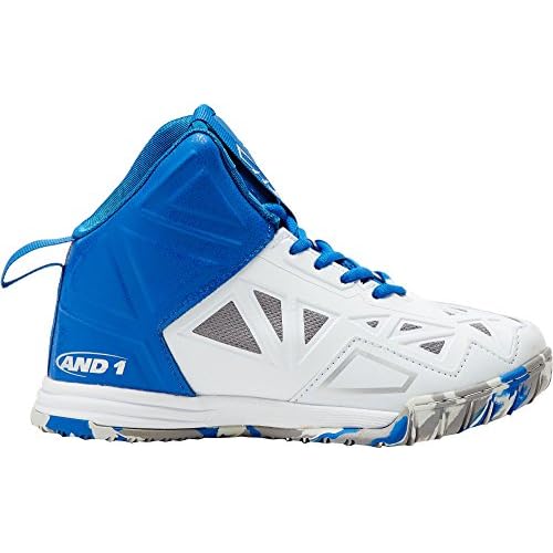 AND1 Kids Preschool Chaos Basketball Shoes 1.5, RoyalWhite