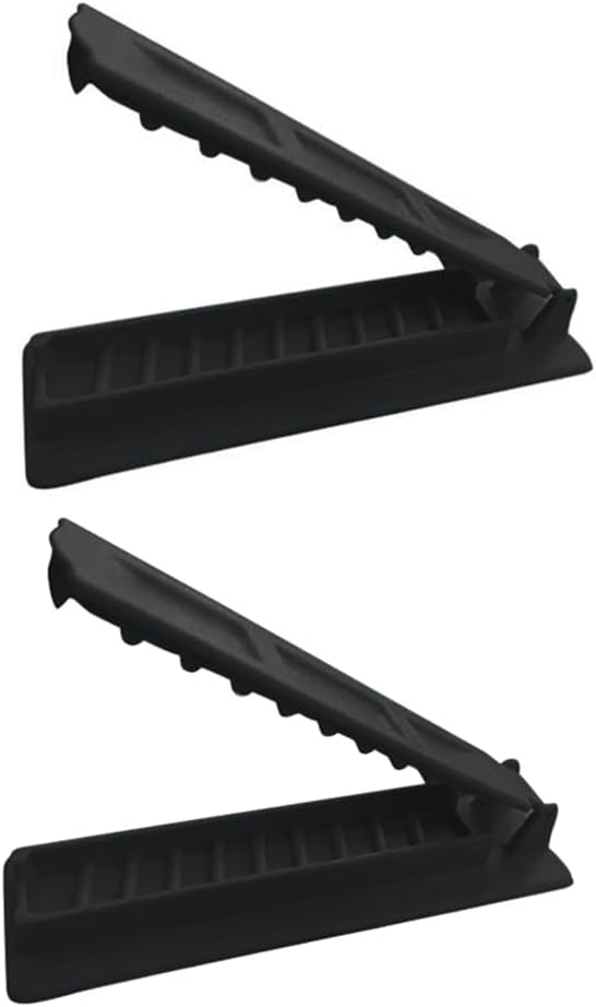 2Pcs Kebab Maker BBQ Meat Skewer Machine Reusable for Kebab Press Maker Barbecue for Kitchen Grill Replacement Accessories Black