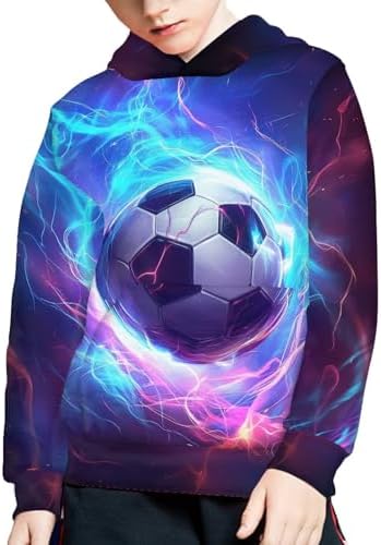 JEOCODY Hoody Sweatshirt wiht Hood Hoodie S-XL Size for 6-14 Years old Boys and Girls Primary School Student