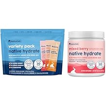 NativePath Hydrate Variety Stick Packs & Mixed Berry Hydrate Jar