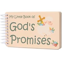 God's Promises Book 530.5 in - Baptism Gifts Idea for Boys Girls Baby Kid Godson Goddaughter from Godmother, First Birthday Gift Christian Baby Books First Bible Grandson Granddaughter Baby Shower