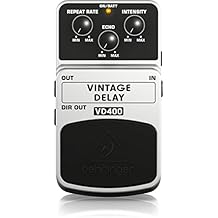Behringer VINTAGE DELAY VD400 Vintage Analog Delay Effects Pedal, White