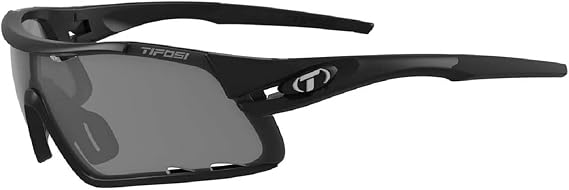 Tifosi Asian Davos Sunglasses - Matte Black W/Smoke/ac Red/clear