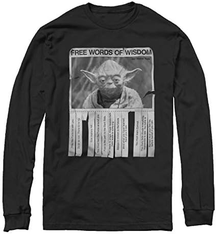 Star Wars Mens Words of Wisdom T-Shirt