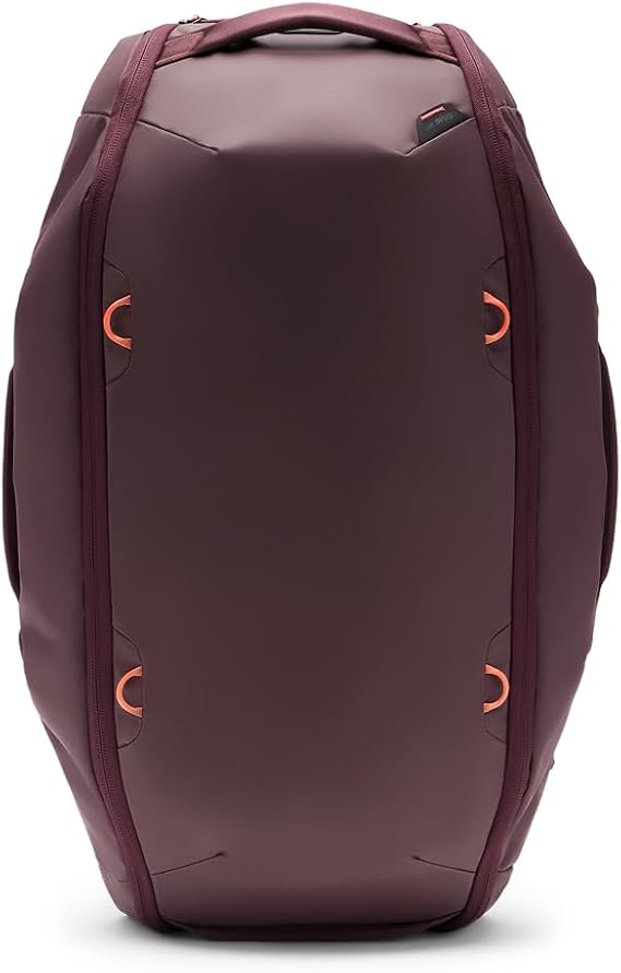 Peak Design Travel Duffelpack 45-65L, Eclipse, Weatherproof Duffel Backpack, Expandable, Extra-Long Zip, Stowable Straps, Fits Packing & Camera Cubes, Versatile Bag for Travel & Adventure
