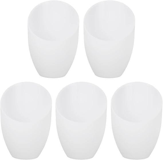 Vaguelly 5 Pieces White Frosted Lampshade Fixtures Replacement Shades for Floor Light Lamp Horseshoe Lamp Shade Multi- Head Stand up Lampshade,Hole Diameter 35mm